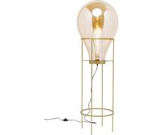 Kare Design Stehleuchte Pear Frame 158cm, außergewöhnliche XXL Stehlampe, Goldene Lampe auf Messinggestell, große Lampe Wohnzimmer, (H/B/T) 158x50x50cm