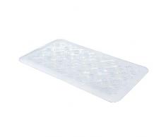 AmazonBasics – Rutschfeste Badewannen-Matte, transparent, blau, 39 x 69 cm