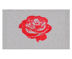 LifeStyle-Mat Designer Fussmatte Haustür – Fussmatten rutschfest und waschbar – Schmutzfangmatte/Fussabstreifer – GRAU 67x110cm