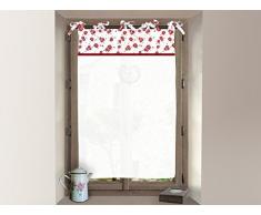 Soleil docre 043676 Scheibengardine Bestickt Baumwolle 60x90 cm Eloise