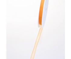 Deko und Band 53736 - Organzaband mit Webkante - 7mm 50m Col. 32 apricot - 53736-7-50-32