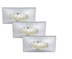 Briloner Leuchten 7205-039 LED Einbauleuchte, Einbaustrahler, LED Strahler, Spots, Deckenstrahler, Deckenspot, Lampen Wohnzimmer, led einbaustrahler 230v, Deckeneinbauleuchten, 5 Watt, 400 Lumen, Badezimmer / Bad geeignet IP44,