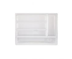 Excèlsa Rainbow weißer Besteckkasten 38 cm x 29 cm.