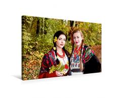Premium Textil-Leinwand 75 x 50 cm Quer-Format Zwillings Liebe | Wandbild, HD-Bild auf Keilrahmen, Fertigbild auf hochwertigem Vlies, Leinwanddruck von Yulia Schweizer Photografie
