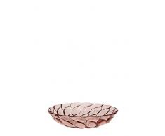 Kartell 1496E9 Schale Kunststoff Transparent 22 x 22 x 5 cm, rosa