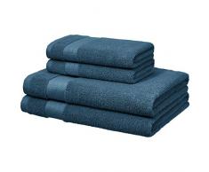 AmazonBasics - Stabile Handtücher - 2 Badetücher und 2 Handtücher, Hydro