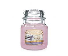 Yankee Candle Duftkerze im mittelgroßen Jar, Honey Lavender Gelato, Sunday Brunch Collection