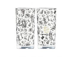 V&A Alice im Wunderland Longdrink-Gläser in Geschenkbox 5236588