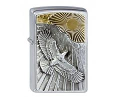 Zippo 200 Eagle Sun-Fly EMB Feuerzeug, Messing