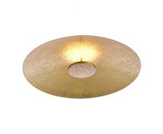 Paul Neuhaus 8132-12 A, Deckenleuchte, Eisen, 25 W, gold, 50 x 50 x 10 cm