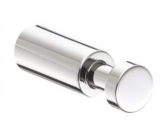 Emco Mundo Handtuchhaken, chrom, Handtuchhalter rund, zur Wandmontage, Badhaken, Gäste-WC, Länge 50 mm - 337500100