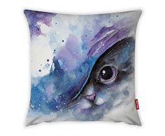 Bonamaison Dekorativ Kissenhülle, Kissenbezug, Zierkissenbezug, Wohnkultur, Für Sofa, Kaffeestube, Größe: 45X45 cm - Entworfen und hergestellt in der Türkei