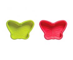 Premier Housewares Kuchenformen, 2er Set Schmetterlinge, Silikon