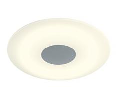 WOFI Deckenleuchte 1-flammig, Serie Sila, 1 x LED, 40 W, Höhe 9.5 cm, Durchmesser 45 cm, Kelvin 3000