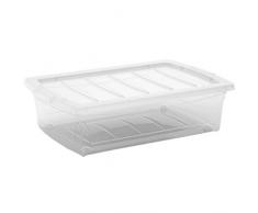 Kis Aufbewahrungsbox Spinning Box 30 Liter in transparent, Plastik, 58.5x39x16 cm