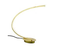 Reality Leuchten R52791179 Solo A+, LED Tischleuchte, 6.5 Watt, Integriert, Goldfarbig, 44 x 11 x 43 cm