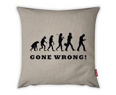 Bonamaison Dekorativ Kissenhülle, Kissenbezug, Zierkissenbezug, Wohnkultur, Für Sofa, Kaffeestube, Größe: 45X45 cm - Entworfen und hergestellt in der Türkei