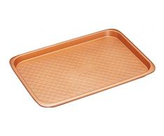 Kitchen Craft MCCER07 Masterclaß Großes Stapelbares Antihaft Backblech, Keramik, braun, 27 x 40 x 2,5 cm