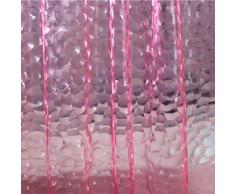 Adwaita Duschvorhang im neuesten Design, Transparent, strapazierfähiger EVA-Kunststoff, schimmelhemmend, 3D-Effekt, keine Gerüche, keine Chemikalien, umweltfreundlich, Ethylenvinylacetat, farblos, 72*72inch