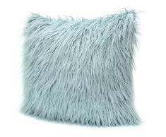 DrCosy Plüsch Kissenbezug Longra Haupt Dekoration Kissen Gemütlich Sofa Deko Taille Throw 45cm*45cm/18*18 Zoll(Einfügen Nicht Enthalten)