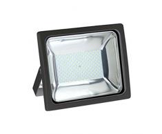 V-TAC 5639 LED 100 W Fluter Scheinwerfer Strahler Licht 4500 K, IP65 8000 lm, - Ersetzt 400 W Halogen - Gehäuse Aluminiumdruckguss, schwarz / tagweià VT-47101