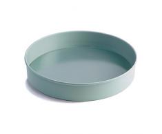 Jamie Oliver rund, klein Backformen, Karbonstahl, harbourblue, 20 x 20 x 4 cm