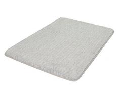 Kleine Wolke 4071913225 Badteppich Seattle, Polyester, 70 x 120 x 3 cm, Nebel
