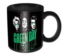 empireposter Green Day - Drips - Keramik Tasse Mug Becher - Ø8,5 H9,5 cm