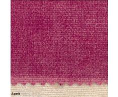 APELT TAHITI_45x45_34 Kissen gefüllt Velour-Samt Uni, rosa