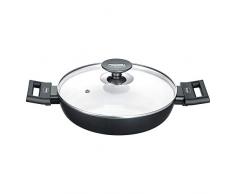 Berndes 013365 Alu Induction Smart Servierpfanne 24 cm Aluminium schwarz/weiÃ