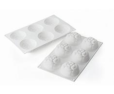 Silikomart 197228 Silikon-Backform Camelia / Kamelie mit Safe Ring