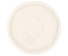 Villeroy & Boch Manoir Untertasse, 15 cm, Premium Porzellan, Weiß