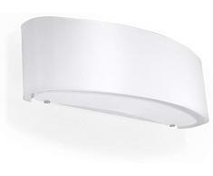 Sollux Lighting BORIS 40 Wandleuchte, Glas, Weiß