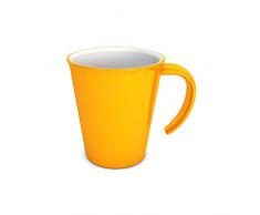 Ornamin Kaffeepott 300 ml gelb (Modell 1201) / Kaffeebecher, Mehrwegbecher Kunststoff