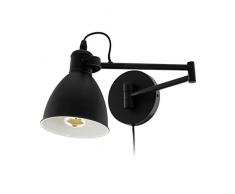 EGLO SAN PERI Wandleuchte, Stahl, 10 W, schwarz