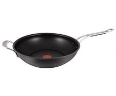Tefal Wok, Aluminium, Schwarz, 57.8 x 35.3 x 14.8 cm