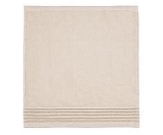 möve Wellness Seiftuch Uni mit Chenillebiesen 30 x 30 cm aus 100 % Baumwolle (Spinair), nature
