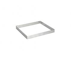 De Buyer 3905.16 Rahmen, Edelstahl, silber, 16,6 x 16,4 x 1,8 cm