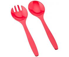 zakdesigns Salatbesteck Twins 23cm in Beere, Kunststoff, 45x20x15 cm