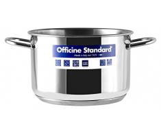 Officine Standard Sara Werkstatt Standard Topf, Edelstahl, 35 x 24 x 16 cm