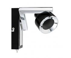 Paulmann 66670 Spotlight Turn max 1x10W GU10 Schwarz/Chrom 230V Metall/Kusnststoff 666.70 Deckenleuchte Lampe LED Deckenlampe Deckenstrahler