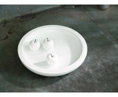 ASA Schale, Keramik, weiß, 39x33x5 1