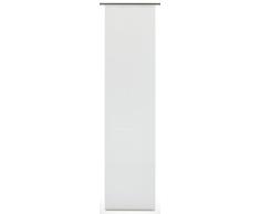 Gardinia Flächenvorhang Stoff waschbar 123 Uni weiß 60 x 245 cm