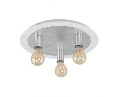 EGLO PASSANO Deckenleuchte, Stahl, 4 W, weiss, silber