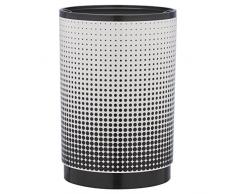 Sealskin Eimer Speckles, Abfalleimer, ABS, schwarz/weiß, 17,9 x 17,9 x 26 cm