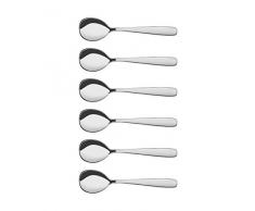Tramontina 63960/117 Essentials Eiscremelöffel, Eislöffel, Set 6 Stück, Edelstahl AISI 430