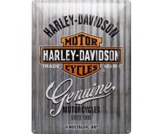 Nostalgic-Art 23250 Harley-Davidson-Metal Wall | Retro Vintage-Schild | Wand-Dekoration | Metall | 30x40 cm Blechschild 30 x 40 cm, Bunt, 30 x 40 x 0.2 cm