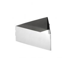 IBILI Dessertring Dreieck 8x4,5 cm aus Edelstahl, Silber, 8 x 4.5 x 8 cm