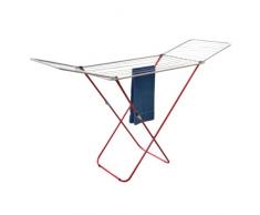 axentia Flügelwäscheständer mit Abklappflügeln 20 m - Wäscheständer klappbar - Flügelwäschetrockner groß aus Kunststoff - Standtrockner platzsparend für Balkon, Garten & Wohnbereich - Wäschetrockner stabil, 180 x 55 x 93 cm