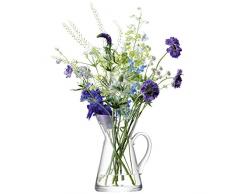 LSA International 26 cm Blume Krug Vase, transparent